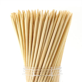 PARTYHIPPO 12-inch bamboo skewers for grilling and kebabs