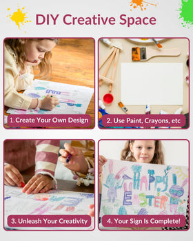 PartyPrints DIY-ready sign surfaces for erasable markers and paint pens