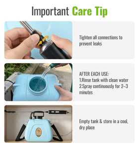 PASAMIC ergonomic handle reduces hand fatigue during spraying