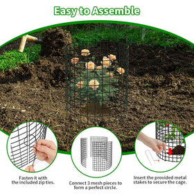 PASARA 1-inch mesh spacing blocks small pests while letting light through.
