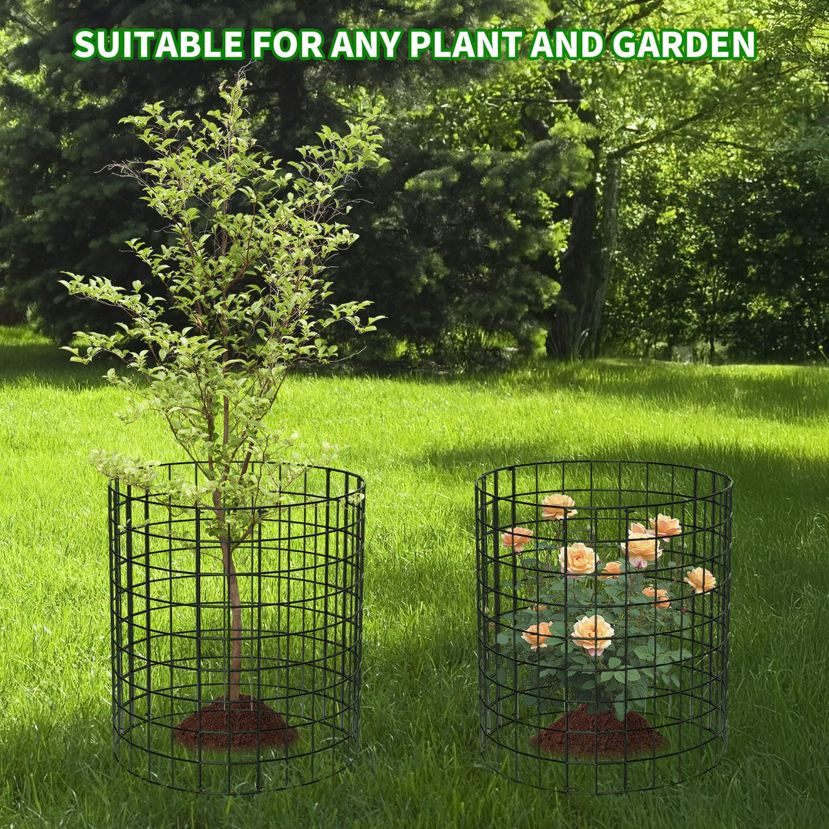 PASARA eight-pack assembly kit guards seedlings and young plants from animal intrusion.