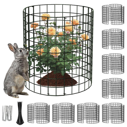 PASARA round cloche plant protector shielding vegetables from rabbits.