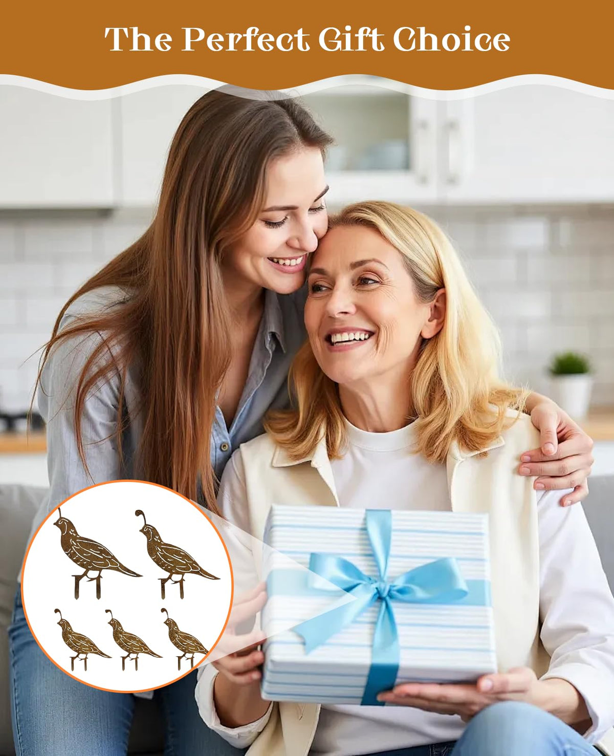 PASDUCHAS quail stake walking birds install easily in soil