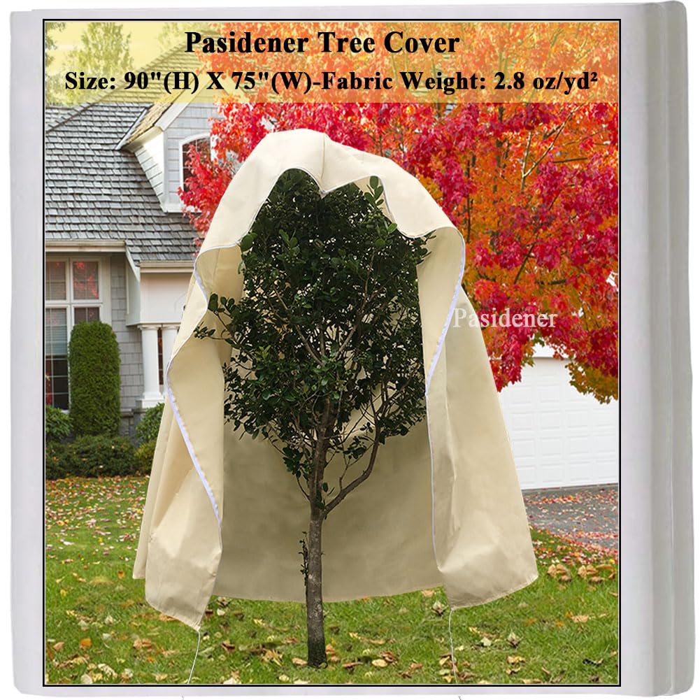 Pasidener frost blanket tree cover 90x75 protecting fruit trees from frost