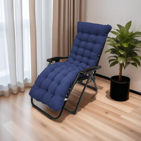 Pasrdqoyp cushion with attached ties securing to outdoor furniture