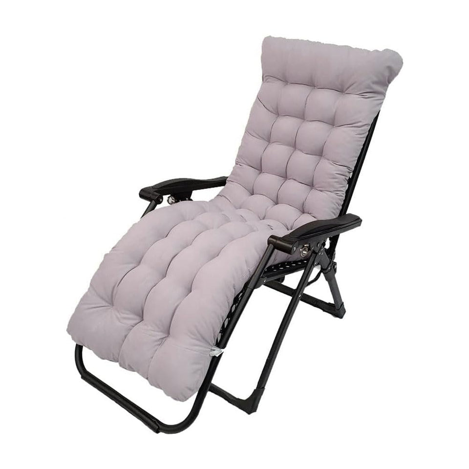 Pasrdqoyp patio chaise lounger cushion 61in on outdoor chair for lasting comfort
