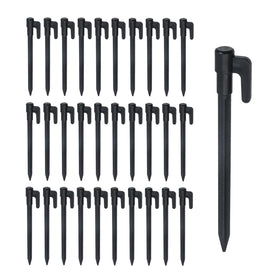 Pastlla 30-pcs stakes pack securing tents and canopies outdoors.