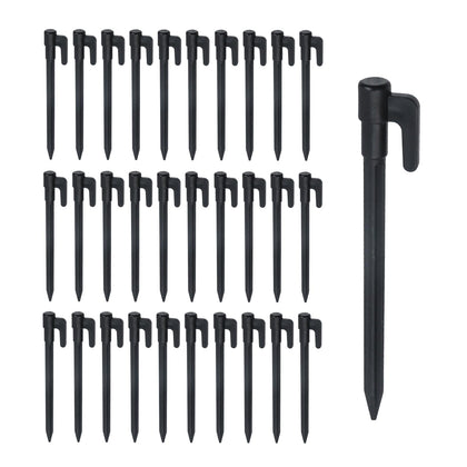 Pastlla 30-pcs stakes pack securing tents and canopies outdoors.