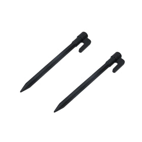 Pastlla camping stakes used to anchor hammocks and chairs outdoors.
