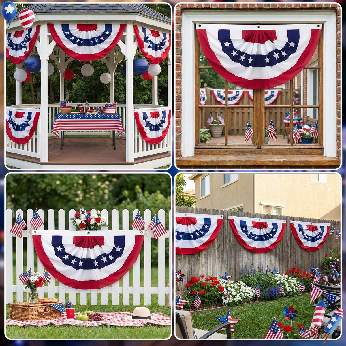PASUTO indoor dining area flag for seasonal display