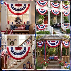 PASUTO porch décor flag display for a bold entrance