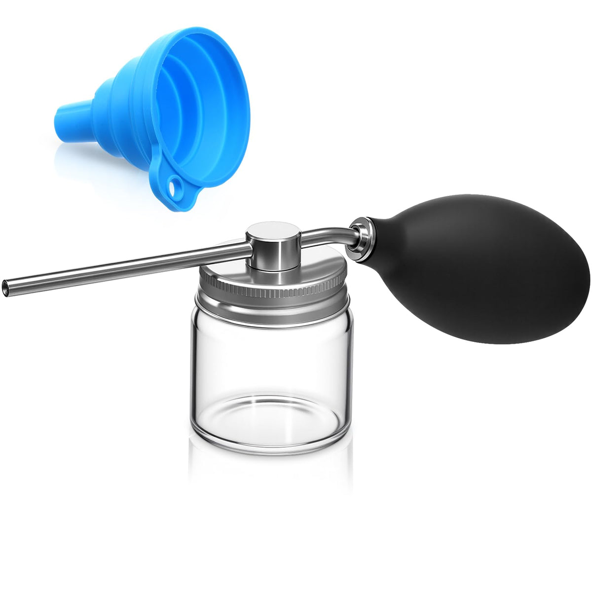 Patelai Diatomaceous Earth Duster with detachable container for clog-free spraying.