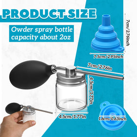 Patelai Diatomaceous Earth Duster 2oz sprayer ideal for precise application.