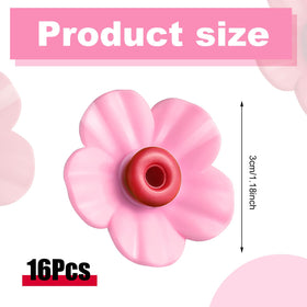 Patelai flower ports provide beak-friendly access in a vivid pink design for hummingbirds.