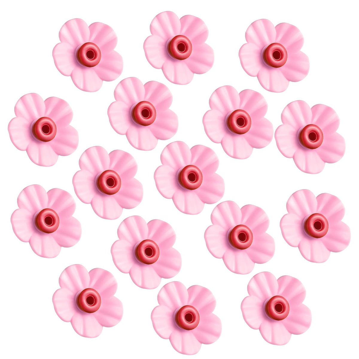 Patelai pink replacement flowers for hummingbird feeders brighten outdoor feeding.