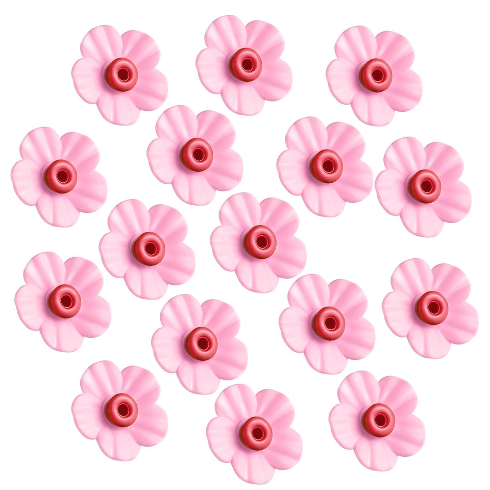 Patelai pink replacement flowers for hummingbird feeders brighten outdoor feeding.