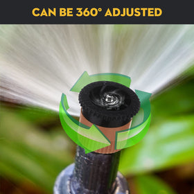 Patelai compatibility illustration with Hunter and Orbit sprinklers for easy upgrades.