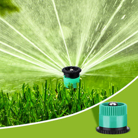 Patelai 15-van black nozzle provides broad coverage with adjustable arc