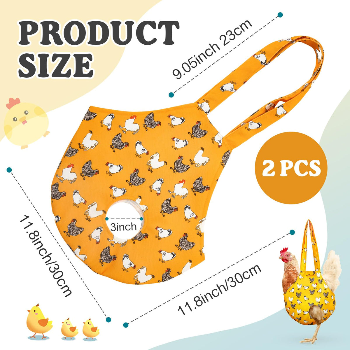 Paterr waterproof interior chicken carrier simplifies cleaning after use
