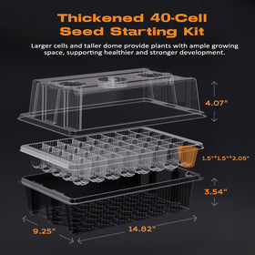 Patigrow humidity dome with adjustable vents enables precise humidity control