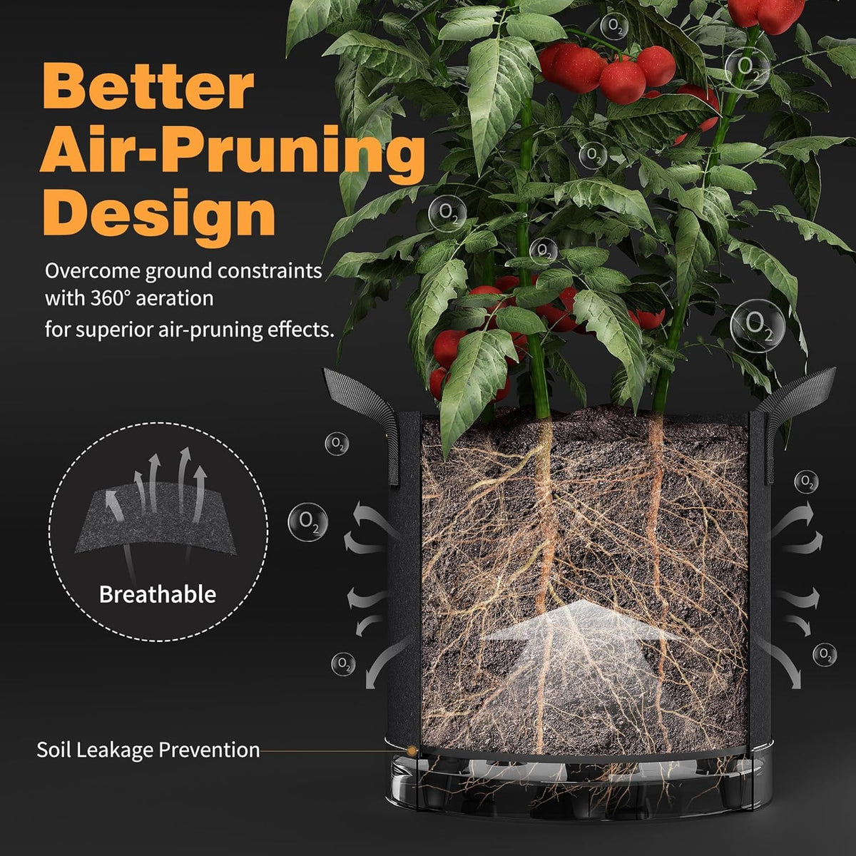 Patigrow metal rings training support branches for low-stress training.