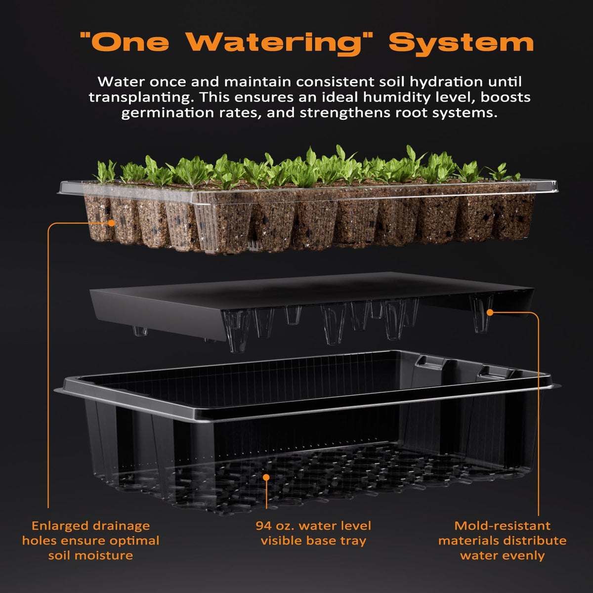 Patigrow self-watering system maintains even moisture without constant checking