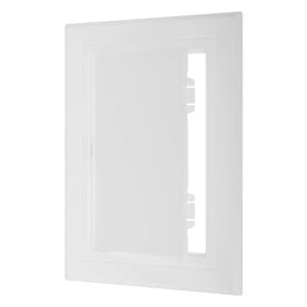 PATIKIL white 12x10 access panel front view showing durable ABS construction for easy wall access