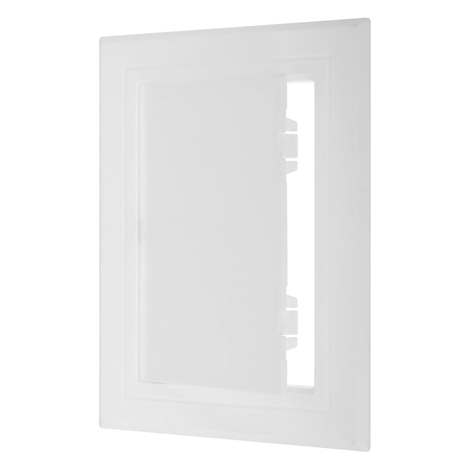 PATIKIL white 12x10 access panel front view showing durable ABS construction for easy wall access