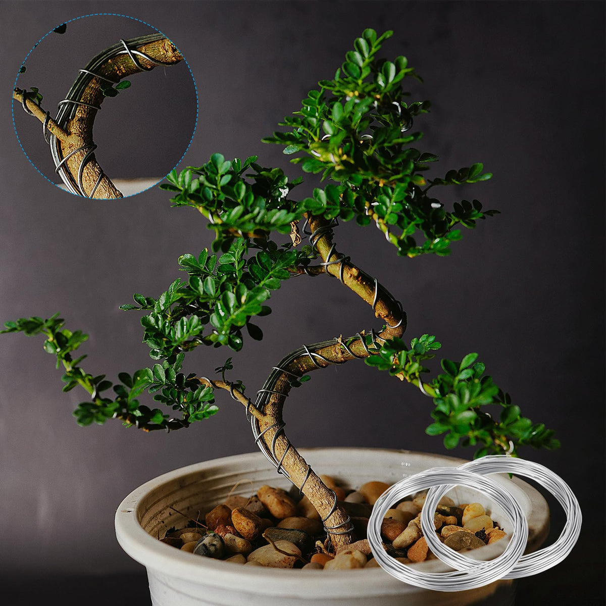 PATIKIL anodized aluminum wire withstands rust and keeps shape