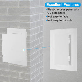 PATIKIL drywall panel flush mounted in wall for a tidy concealment