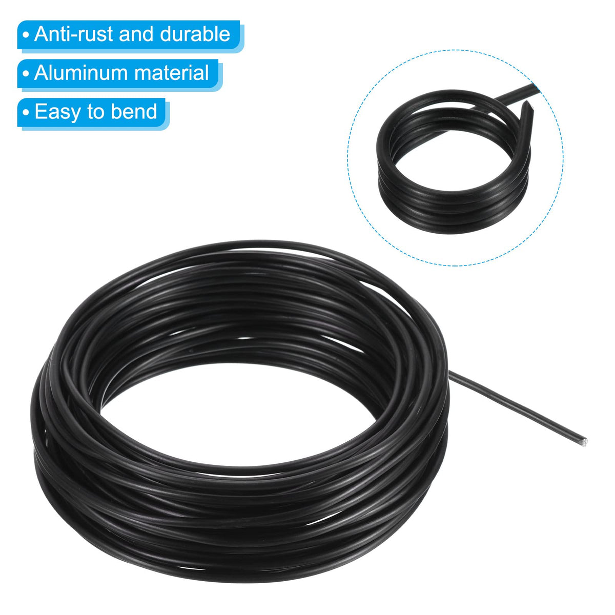 PATIKIL floral-stem fix wire 2.5mm for DIY decor