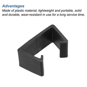 PATIKIL garden clips enable stable patio furniture setups outdoors.