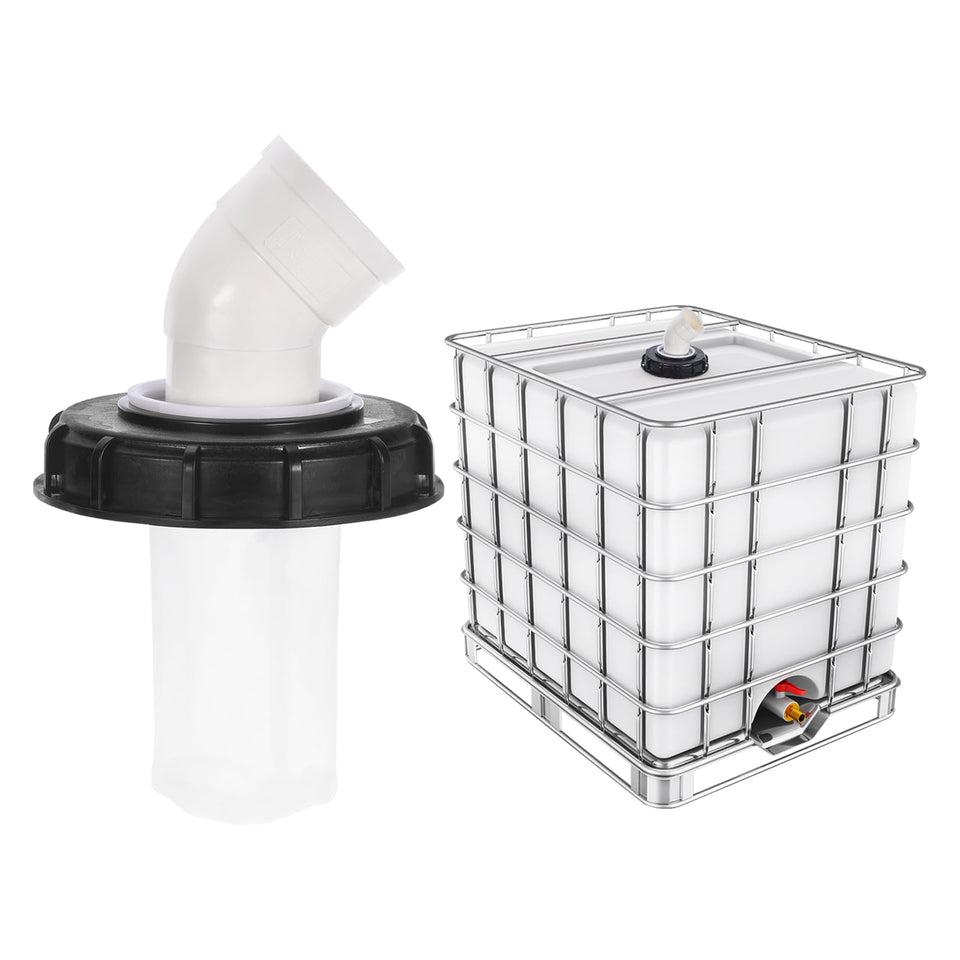 PATIKIL IBC lid-filter-cover keeps debris out of your rainwater tank.