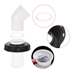 PATIKIL IBC-tank-hose-adapter enables secure connection for filtration.