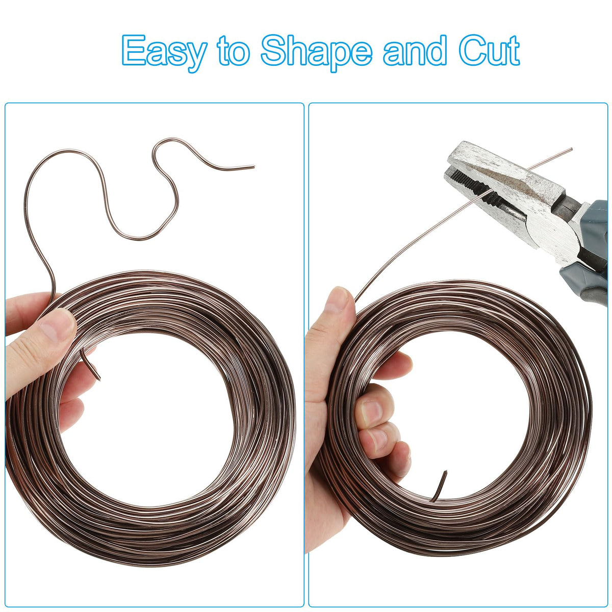 PATIKIL indoor bonsai wire 4mm is ideal for pot and stem work.