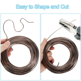 PATIKIL indoor bonsai wire 4mm is ideal for pot and stem work.