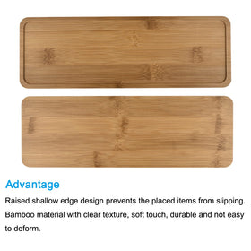 PATIKIL bamboo saucer used as micro landscape base for decor