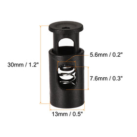 PATIKIL spring-design stopper provides secure grip on flag poles.