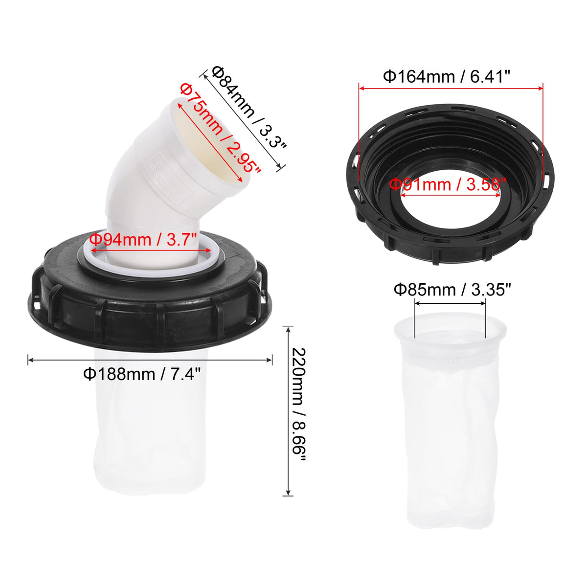 PATIKIL washable-nylon-filter is reusable after a quick rinse.