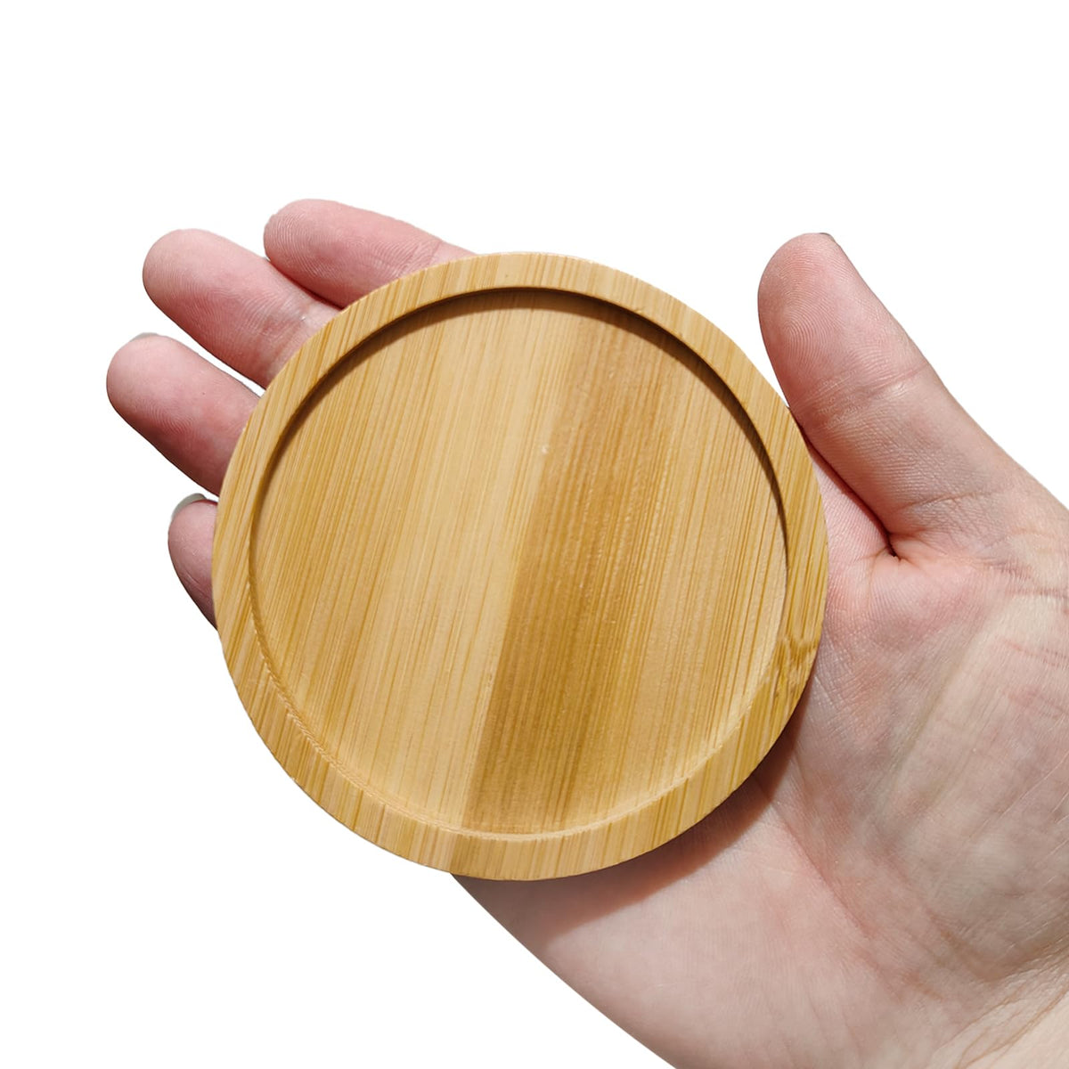 PATIKIL bamboo saucer packaged as a thoughtful gift.