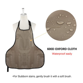 Patilwon heavy-duty seams withstand long garden sessions and heavy tools.