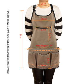 Patilwon 23.6-inch hem helps keep clothing cleaner during messy projects.