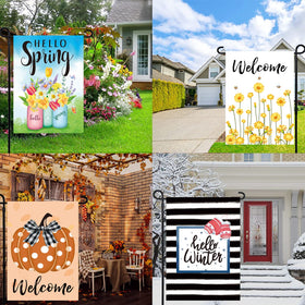 Pating weather-resistant flags stay vibrant with UV protection and wind resilience.