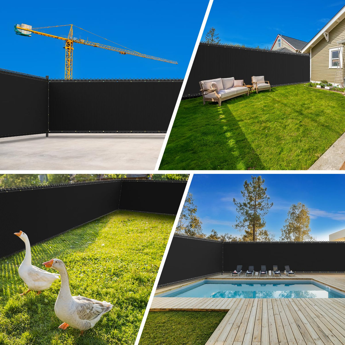 Patiobay 4x25 privacy screen ideal for walls, yards, and gardens.