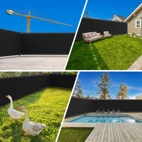 Patiobay 4x25 privacy screen ideal for walls, yards, and gardens.