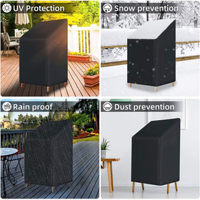Patio Chair Covers drawstring-hem provides snug secure fit