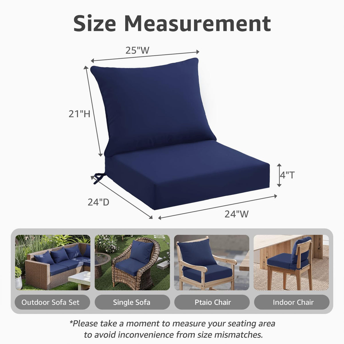 PatioGlow removable cover with hidden zipper for easy cleaning.