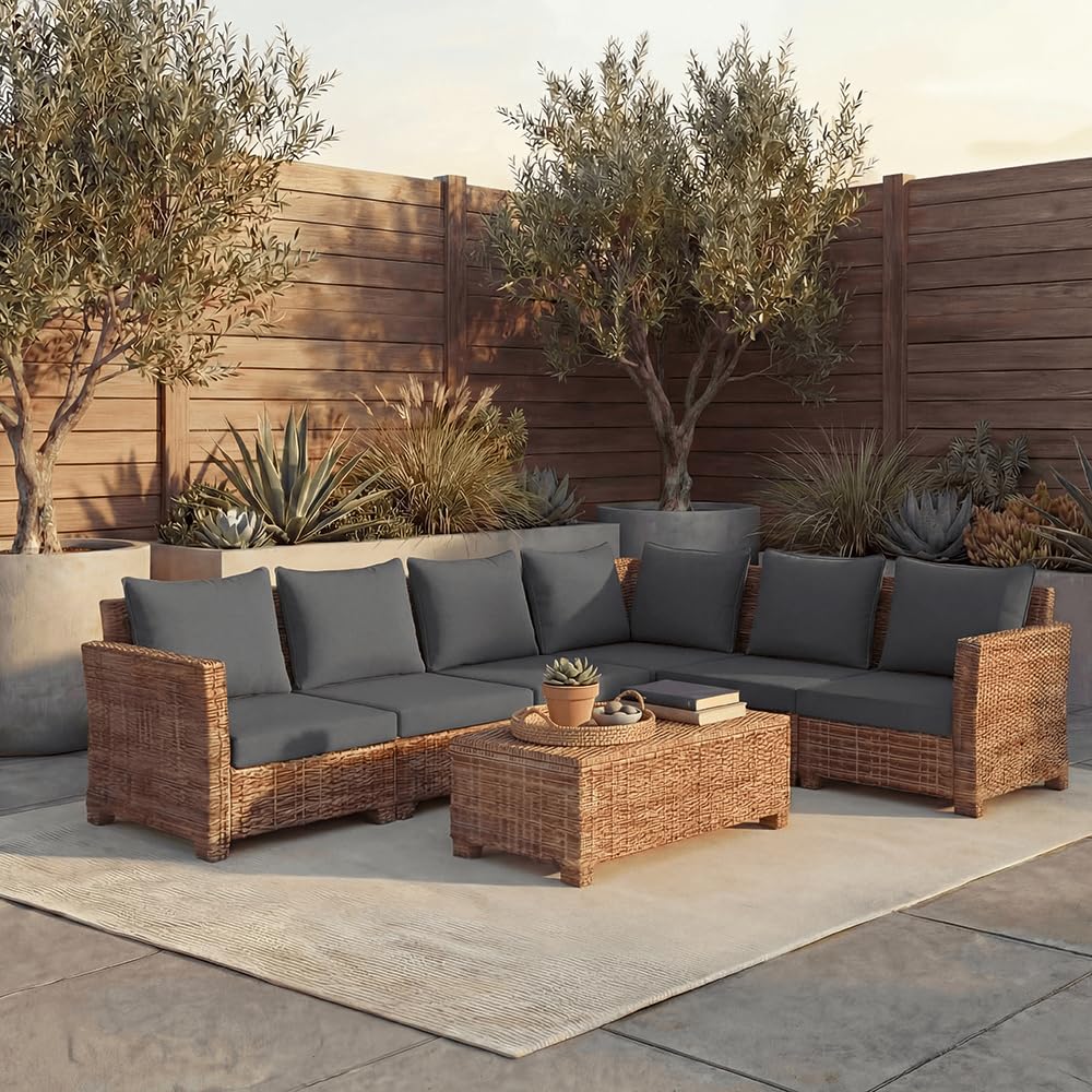 PatioGlow cushions side-by-side on a sofa for enhanced comfort