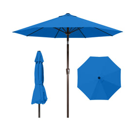Patio Kingdom 10ft umbrella with crank and tilt for adjustable shade on patios