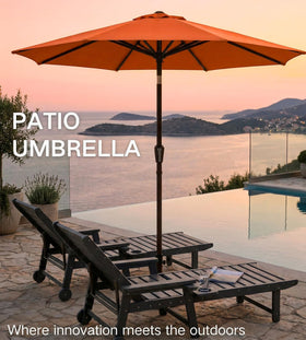 PatioKingdom base not included; compatible base stand recommended